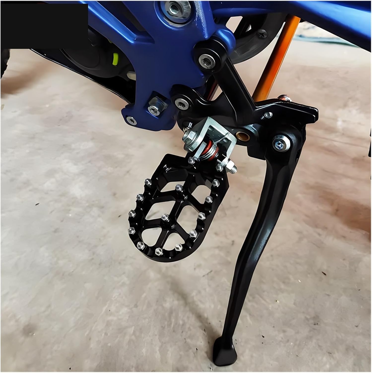 Motorcycle pedal Electric Off-Road Motorcycle Floor Boards Pedals Footpegs Bracket Sur-Ron Surron Sur ron Light Bee S & Light Bee X Parts(Gold)