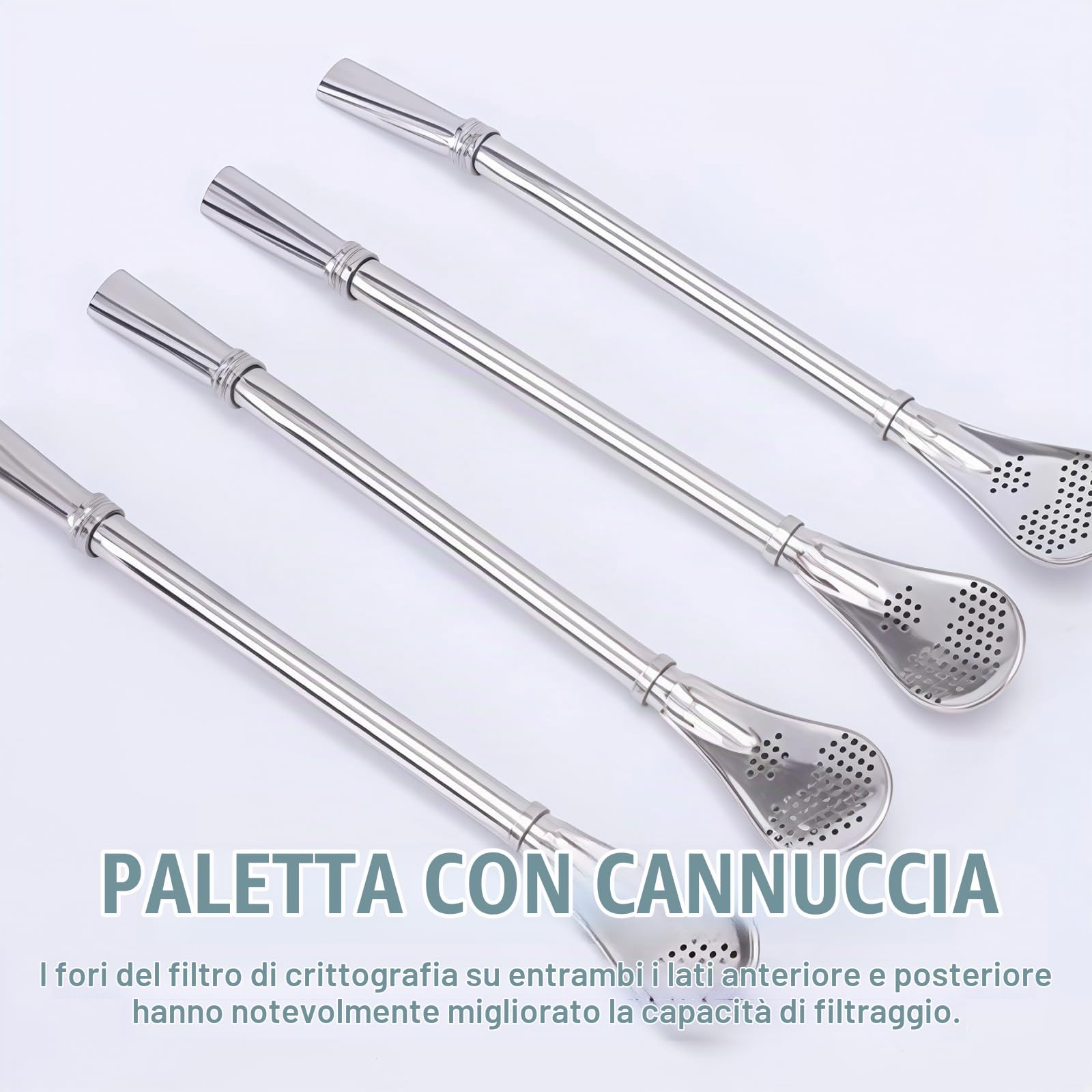 Set di 2 tazze da tè Mate con cucchiaio e spazzola per la pulizia, set da tè Yerba Mate a doppia parete, isolato in acciaio inox per ufficio, auto e viaggi, nero+verde