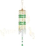 Chimes de vent de cristal Rainbow Suncatcher pour fenêtre, jardin, Patio Decor K9 Catcheur de soleil en cristal, 22 Inches, crée des arcs-en-ciel à l'intérieur/à l'extérieur, idéal pour les cadeaux, Crochets en or rose, Porc/Balcon