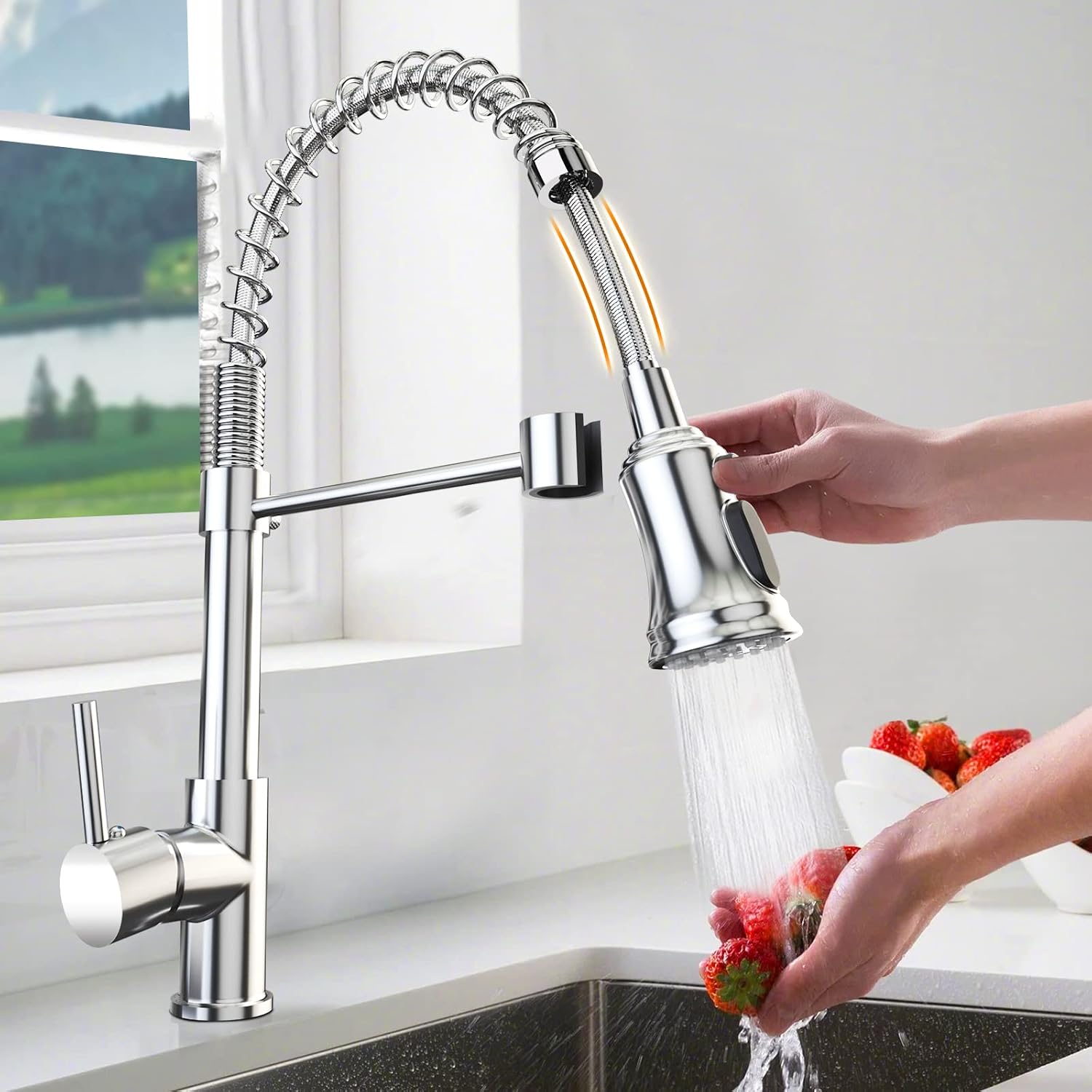 71pseS+0vOL. AC SL1500 ZHZIRO Kitchen Sink Mixer Tap