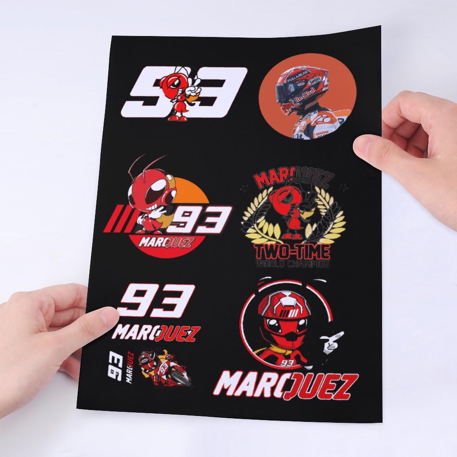 Amazon.co.jp: ステッカーセット マルク・マルケス Motogp 93 マルク