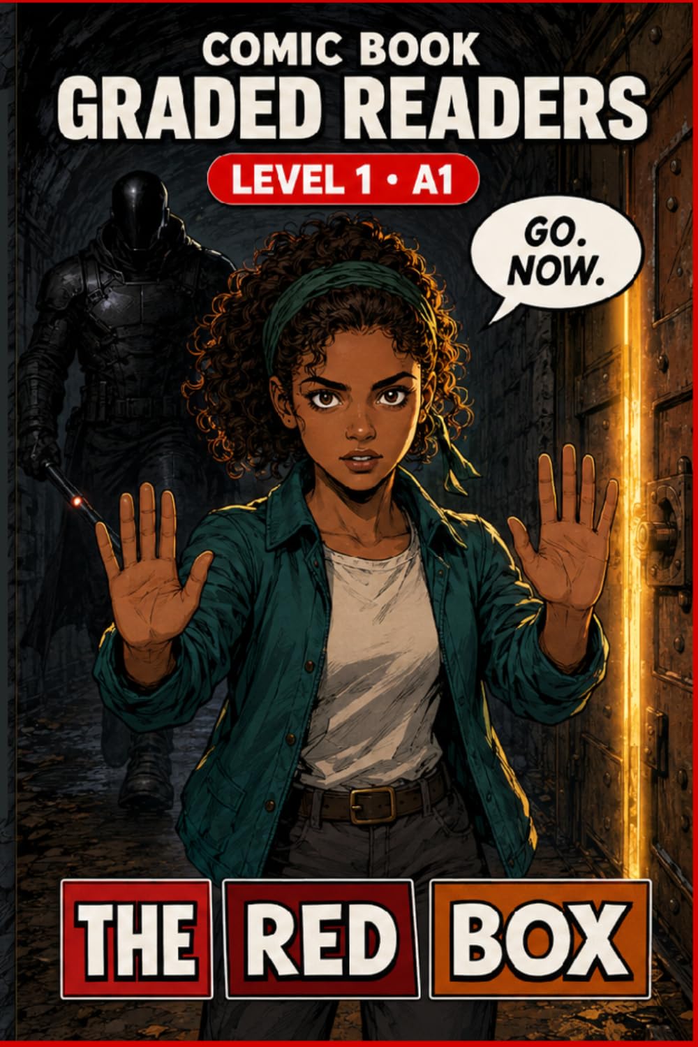 The Red Box.: A2 Graded Reader for English Learners. Learn Vocabulary Faster with a 1-to-1 Visual Method. (Comic Book.)