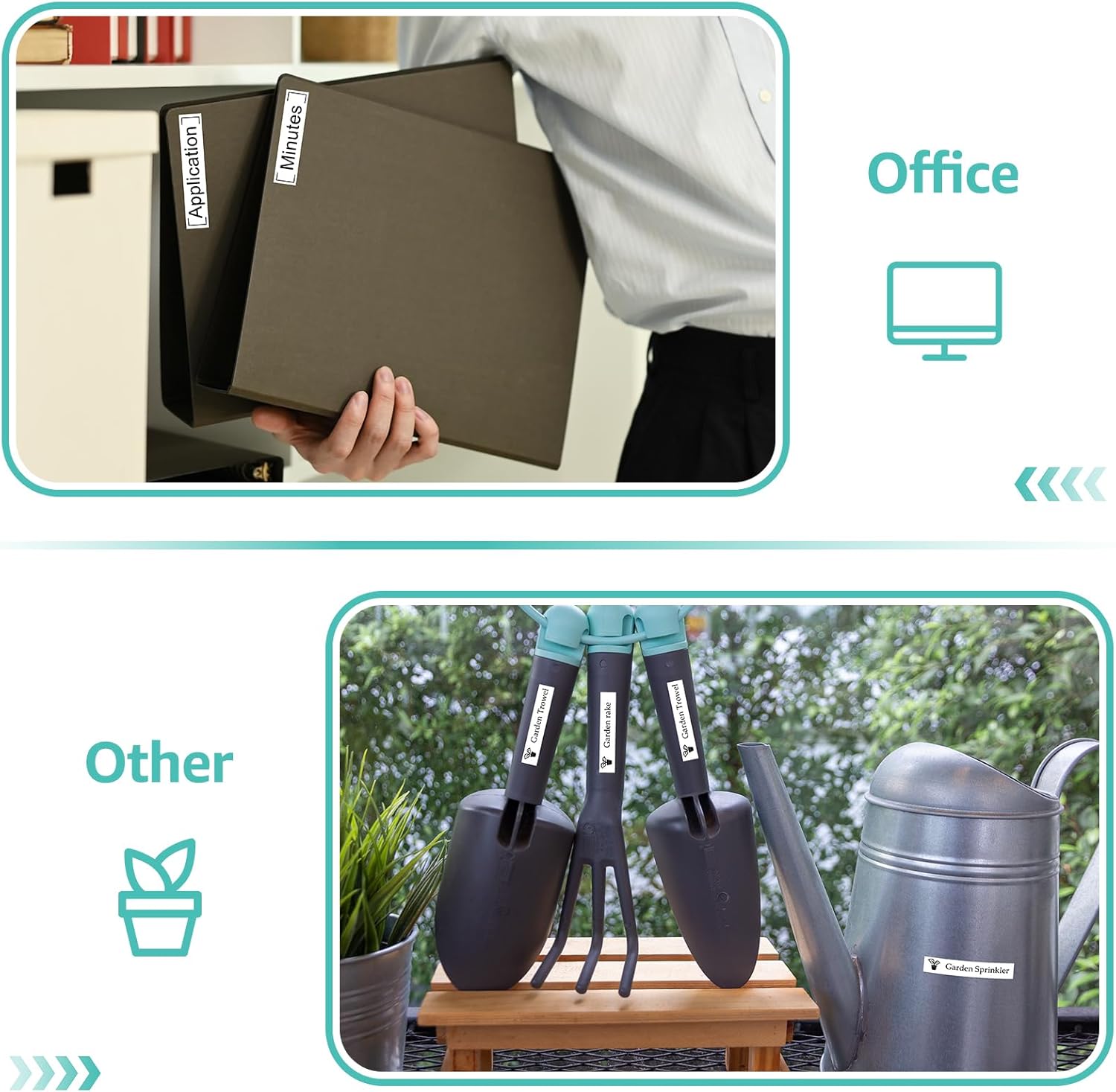 NineLeaf 10 Pack Compatible for Dymo D1 53713 Label Tape S0720930 D1 1 Inch Black on White Label Maker Refills for LabelManager 400 450 450D 500TS LabelWriter 400 450 Duo 3M