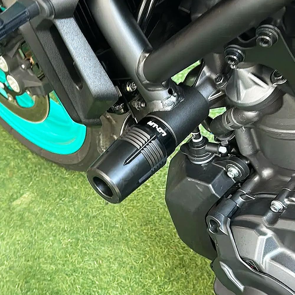 Pour Yamaha MT-07 MT07 Tracer MT 07 FZ07 2014-2025 Accessoires Moto Protection contre les chutes Protection anti-choc Curseurs de cadre Protection anti-crash Tracer 700/7/GT 2019-2025 (Noir)
