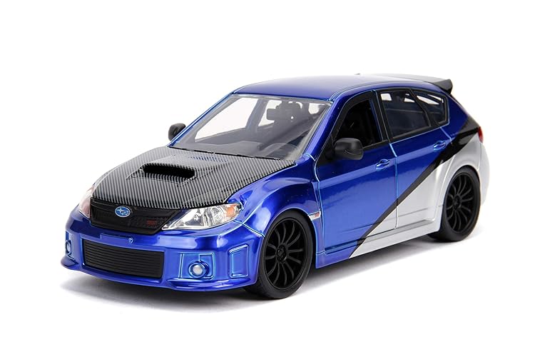 Jada Toys 1:24 Rápido y Furioso - Subaru Impreza WRX STI de Brian, Azul (99514)