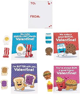 Valentine MINI Food Characters - Toys - 12 Pieces