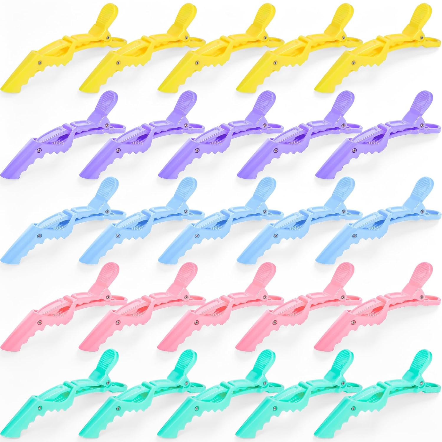 Needbrock 25 Pcs 4.5 In Alligator Hair Clips for Styling Sectioning Salon