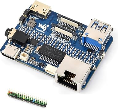 Nano Base Board B for Raspberry Pi Compute Module 5 CM5 - Compact CM5-Sized Development Board with Multiple Interfaces, Evaluation & End-Product Integration