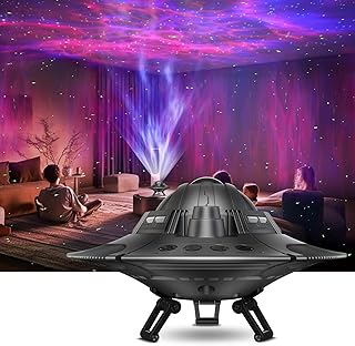 UFO Galaxy Projector, LED Lights for Bedroom, Star Projector, Night Light for Kids and Adults, Starry Nebula Ceiling LED L...