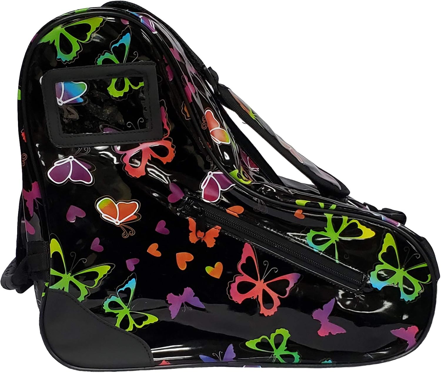 Epic Limited Edition Metallic Black Butterfly Premium Quad Roller Skate Bag