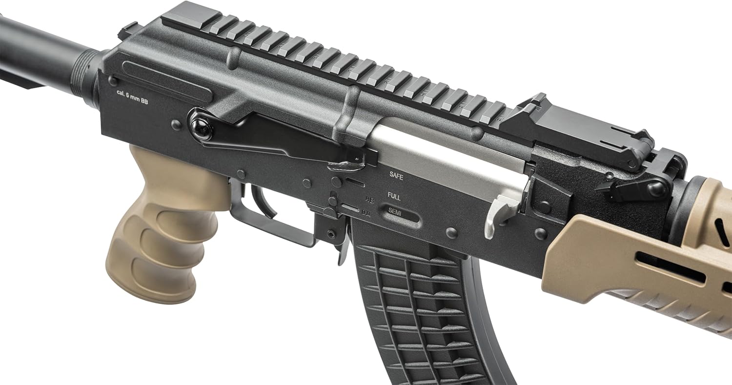 Elite Force AKX AEG Automatic 6mm BB Rifle Airsoft Gun with Built-in EyeTrace LED Tracer Unit