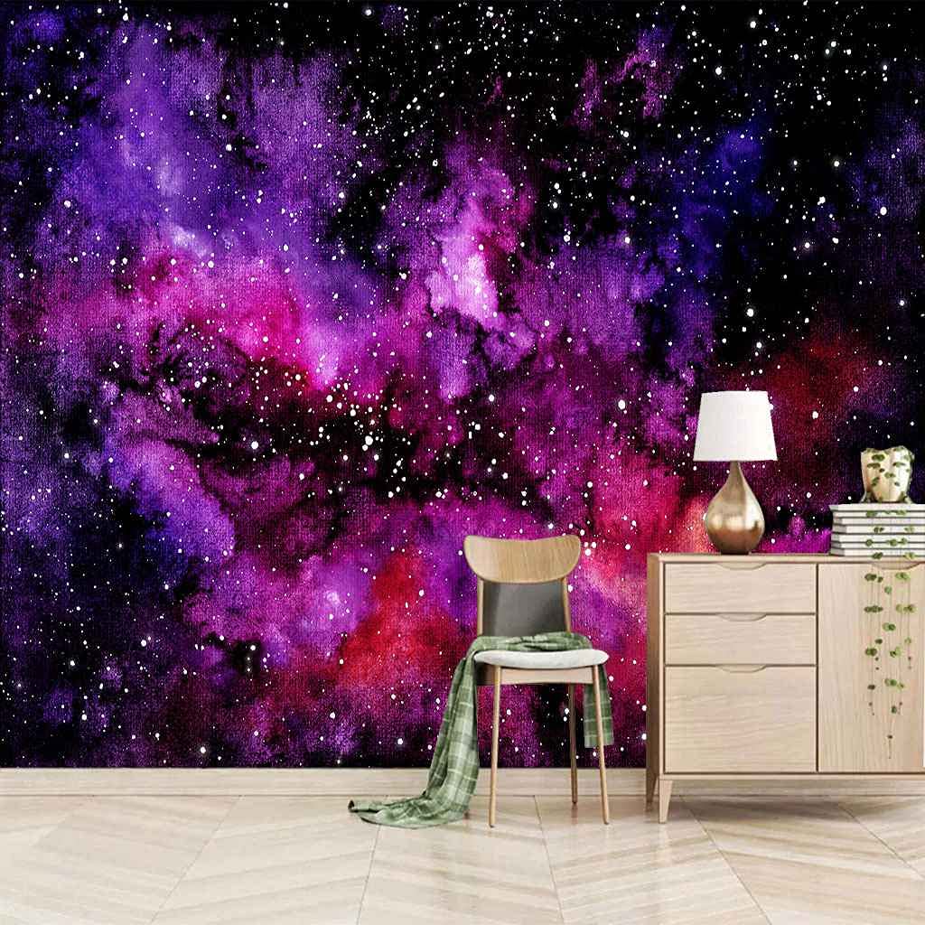 Papier peint personnalisé pour cacher les imperfections mur de salon