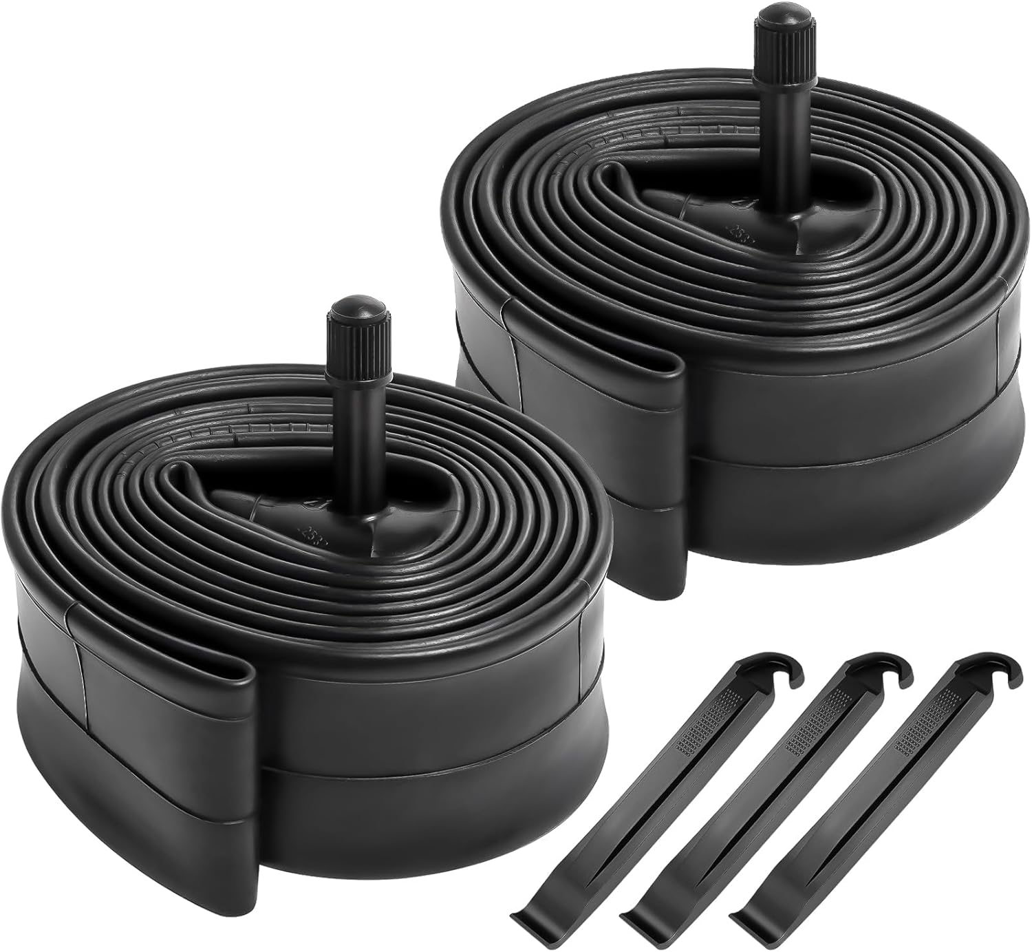 2Pack 22" Bike Tubes 22x1.75/2.125 AV32mm Schrader Valve