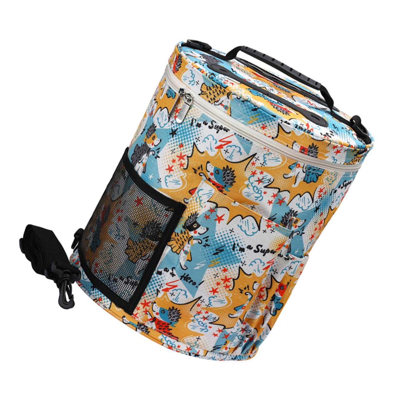 Bolsa de Almacenamiento para Ovillos de Hilo de Tejer, 600d | Oxford de Gran Capacidad, Diseño Compacto Asa, Compartimentos Múltiples para Viajes y Actividades al Aire Libre