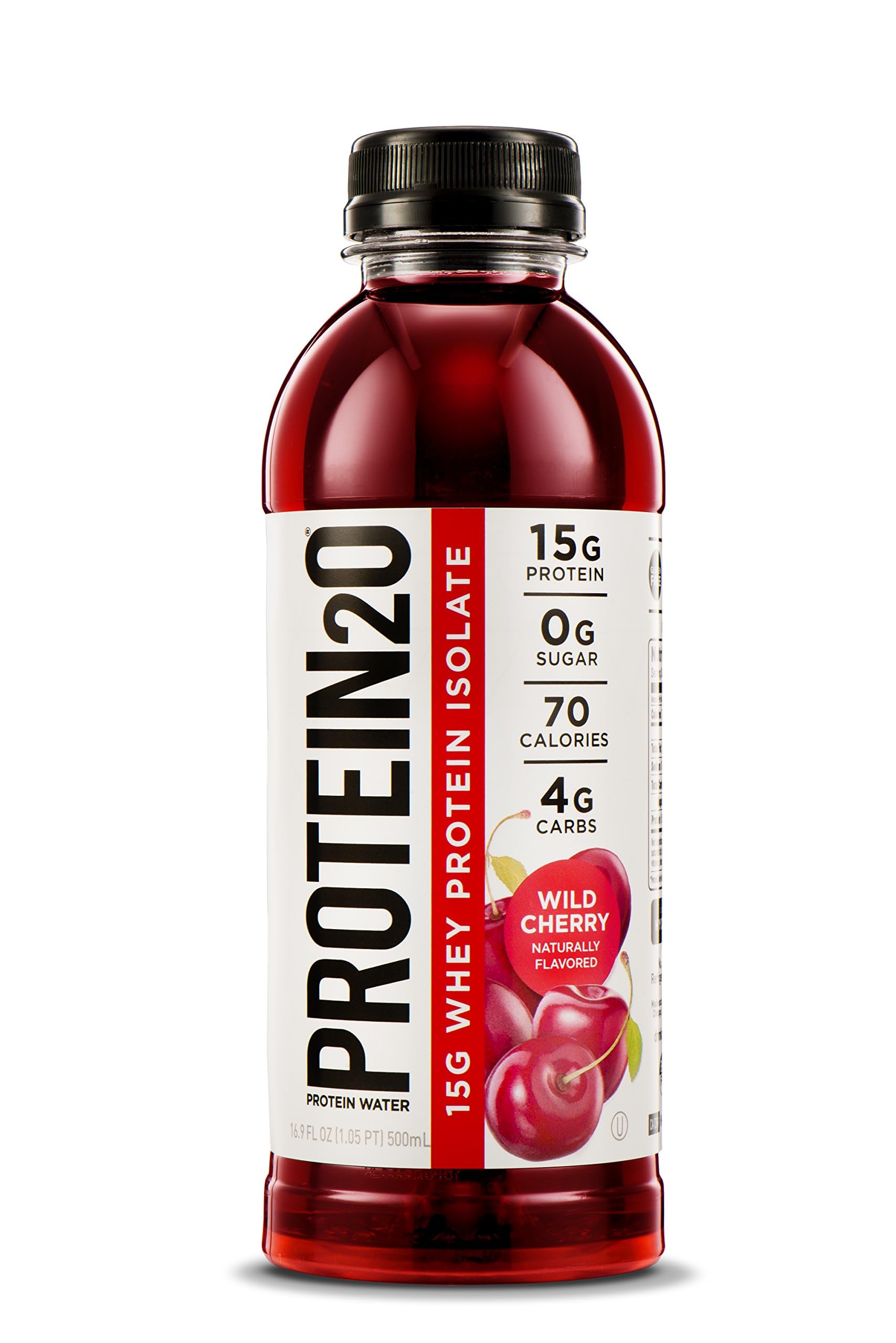 Protein2o Água proteica sabor frutas vermelhas com eletrólitos, 15 g, 12 garrafas