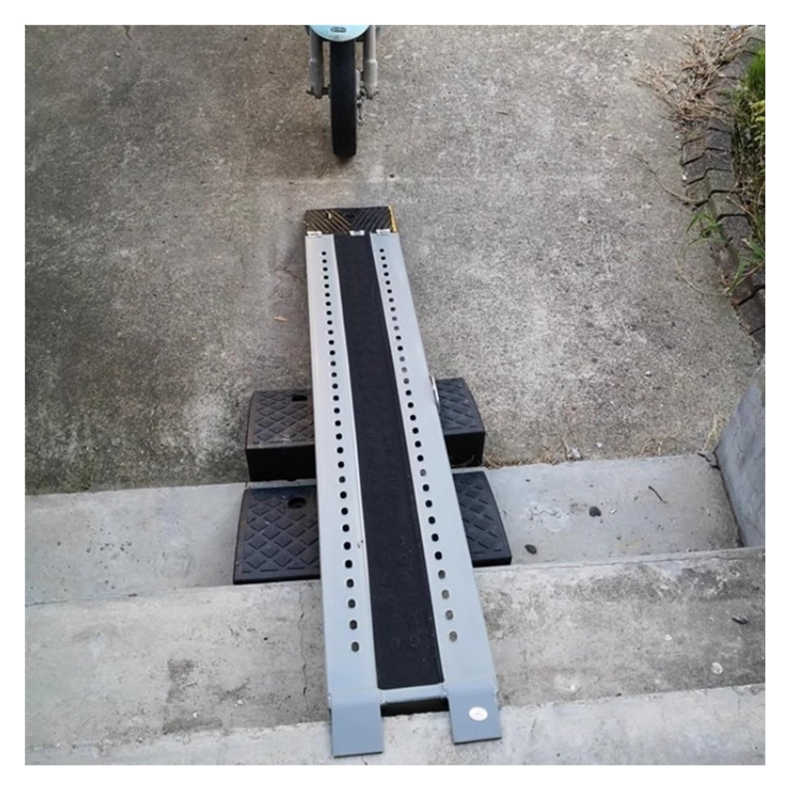 Rampa de umbral, rampa portátil Antideslizante para Silla de Ruedas, Placas de transición de rampa para Scooter de Movilidad para Bicicletas, Pesa 330 Libras (Color: 1 m, tamaño: 1 Unidad)