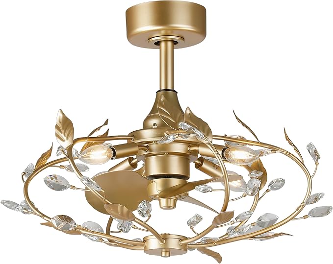 Ventilador de Techo 24" Con Luz y Control Remoto, 6 Velocida miniatura 6