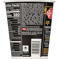Vista 2 de Nissin - Fideos en taza Cup Noodles con fideos fritos en salsa con sabor a pollo picante, 2.96 onzas (paquete de 6 unidades)