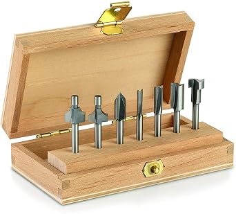 Dremel 660 Freze Seti, 7 Parçalı Çok Amaçlı Freze Seti, Köşeler, Kenarlar, Düz vb. gibi çeşitli freze işleri için