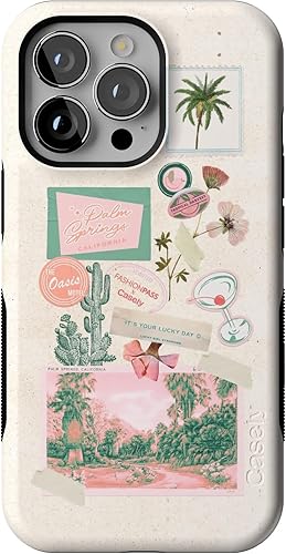 Vista 453 de Casely iPhone 13 Pro Case Compatible with MagSafe Blue Marble Case