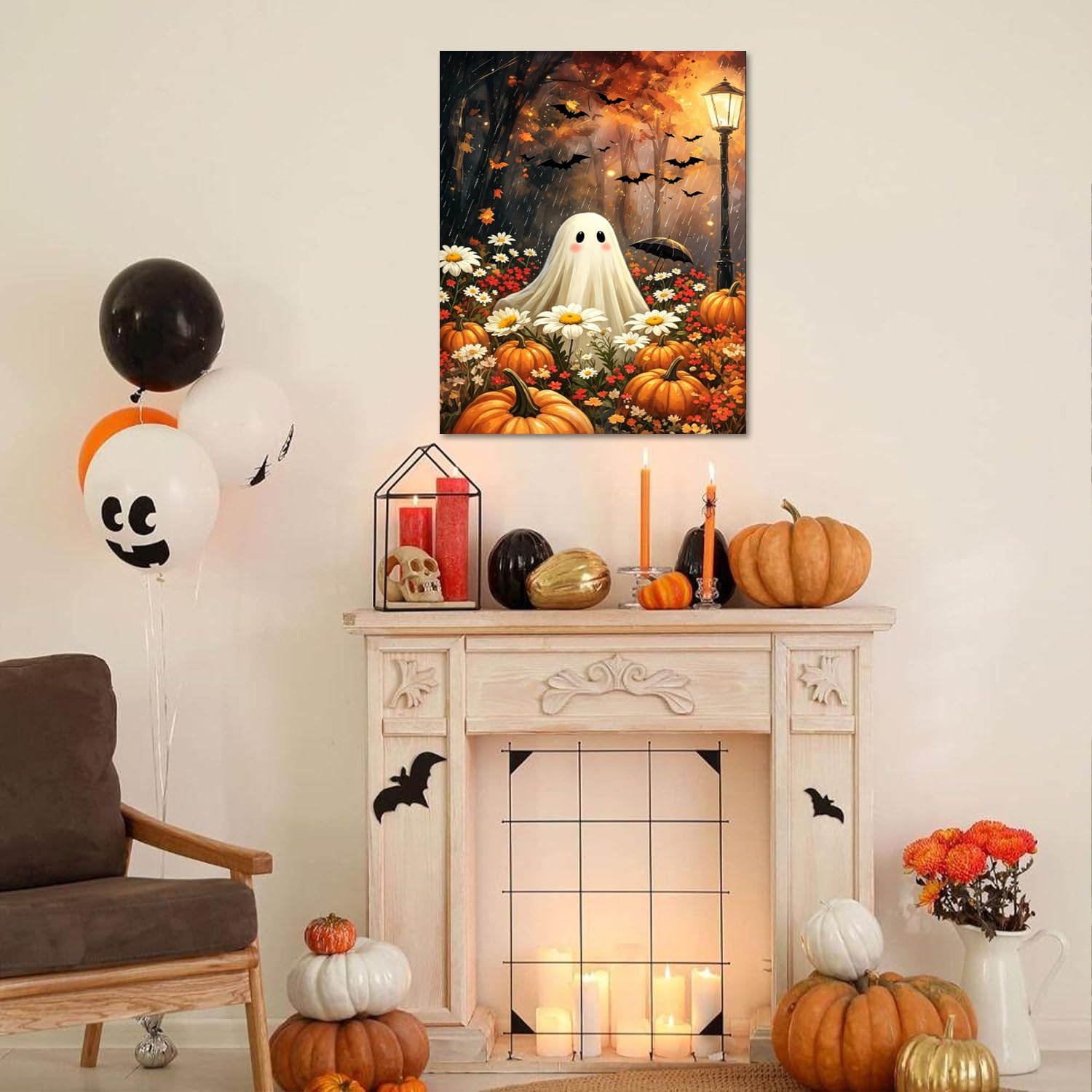 Halloween Paint by Numbers Kit - Beginner Friendly -2