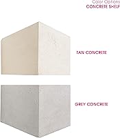 Vista 2 de Da Vinci Stone Craft Repisa Flotante de Chimenea de Hormigón Moderno Tipo Viga (7, Hormigón Gris)