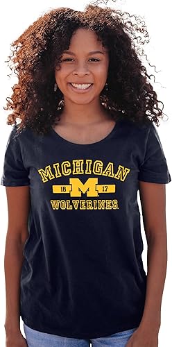 Miniatura 9 de Blue 84 NCAA - Camiseta con licencia oficial de la NCAA para mujer, color del equipo atlético