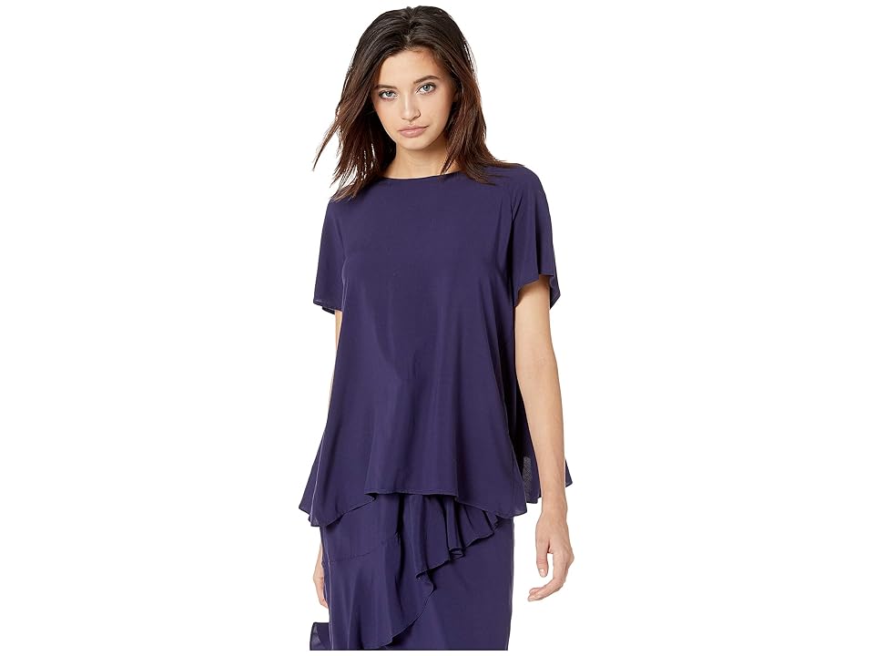 

NeverEven Soft Float Crossover Top (One Am) Women's Clothing