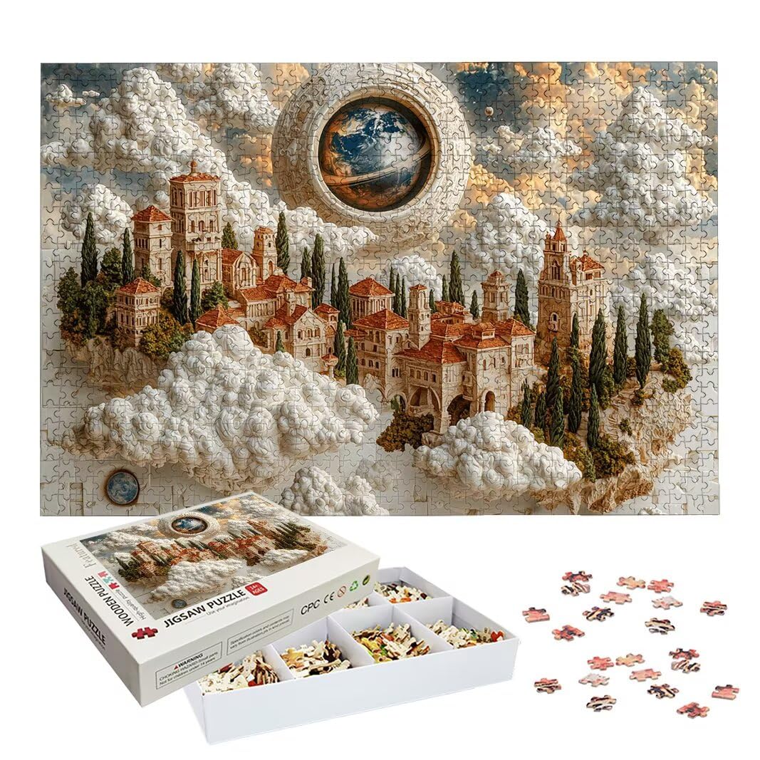Puzzle 2000 Pièces Adultes, Puzzle 2000 Pieces Ville, Cadeau Femme -2194