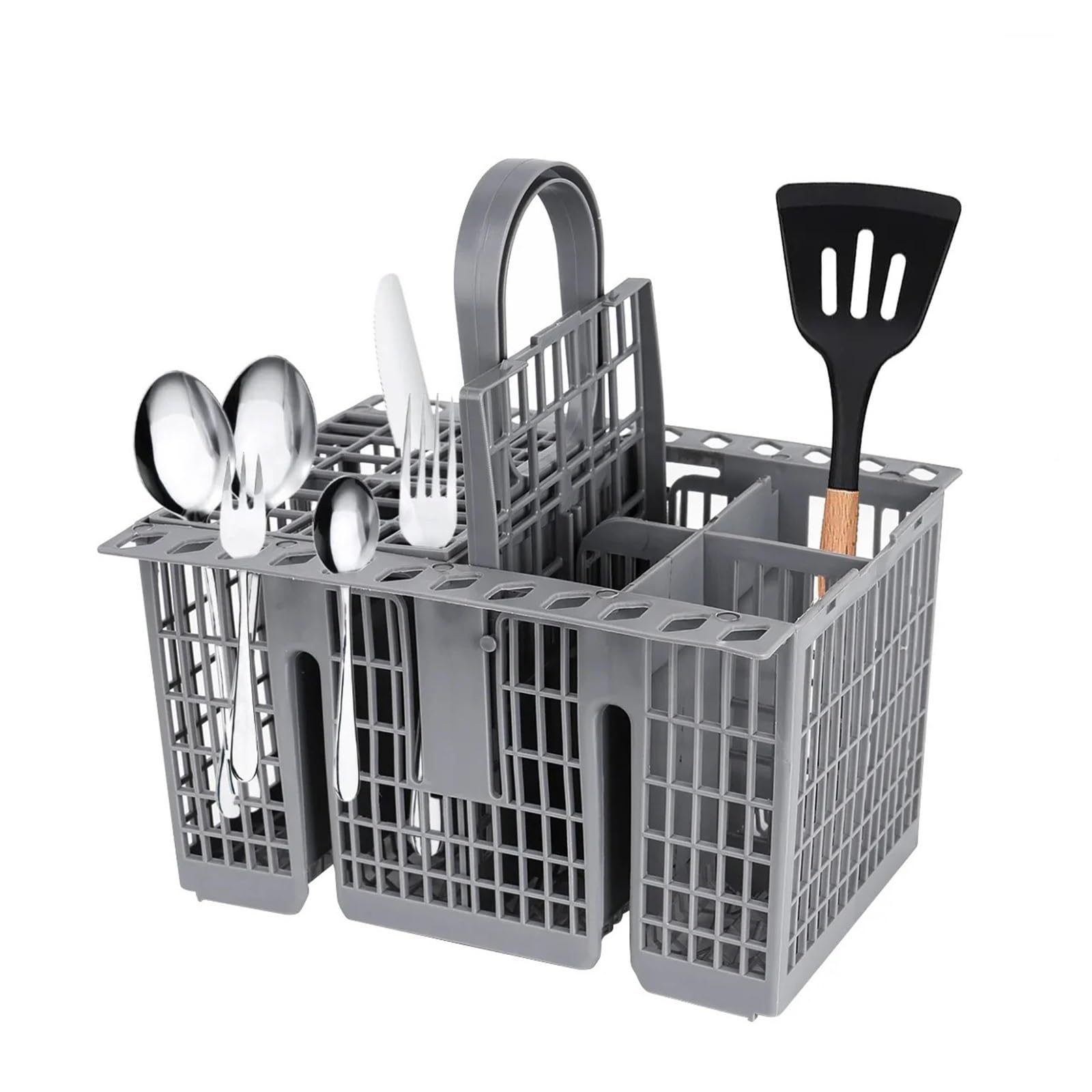KCEDEYBOK Multifunctional Dishwasher Cutlery Basket, Knife & Fork Storage Holder, Replacement Parts, Compatible With Hotpoint, Model C00257140