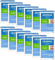 Granado Sabonete Glicerinado Bebê, Lavanda, 90g, 12 Unidades