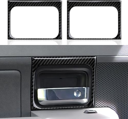 Miniatura 9 de Cubierta adhesiva para interruptor de elevación de ventana de automóvil, decoración de fibra de carbono, se adapta a Ford F150 (2004-2008)  Lincoln