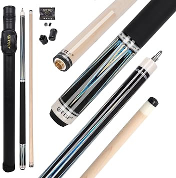 CUEELF Pool Cue Stick,Billiard Cue Sticks with Hard Case,Professional Billiard Pool Cue Stick 19.5/20/21 oz Pool Stick