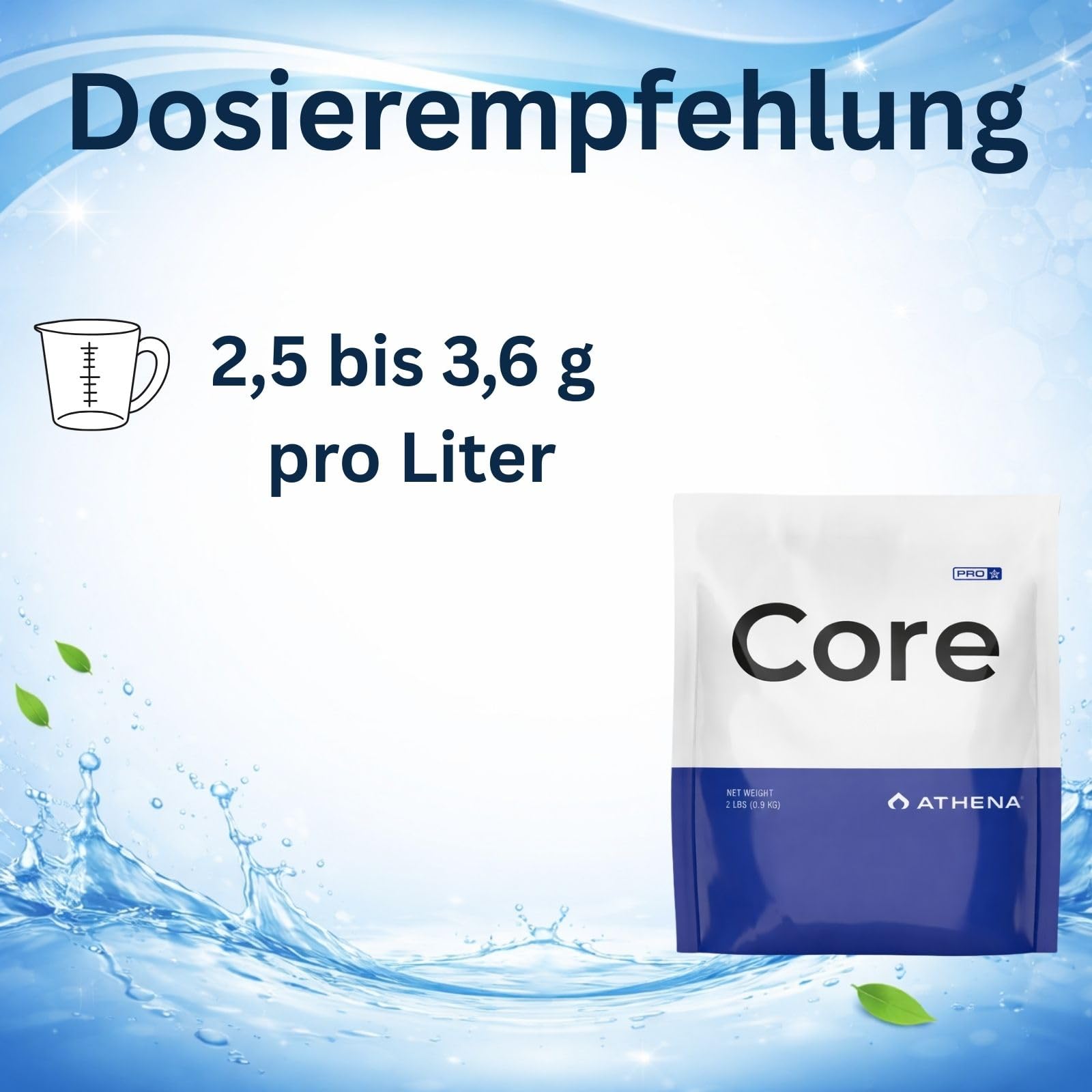 Weedness Athena Pro Core 11,34 KG - Dünger Pflanzen Grow Anbau Indoor Tomaten Rasen Orchideen