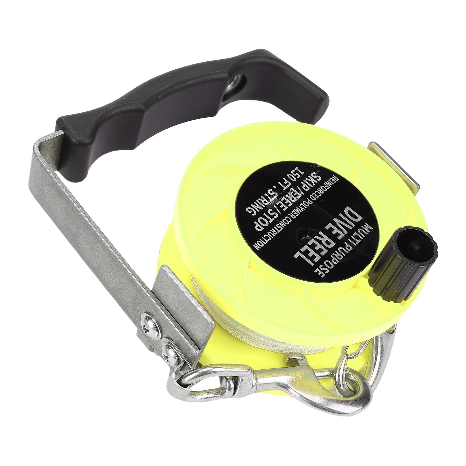 Domary Scuba Dive Reel 150FT Durable White Line with Handle for