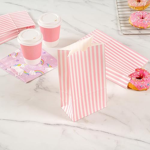 Vista 493 de Restaurantware Bag Tek - Bolsas de almuerzo desechables de 2 libras, 100 bolsas resistentes para llevar, parte inferior plana, ideal para Blanco