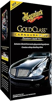 Gold Class Carnauba Plus Premium Liquid Wax Kit, Car Detailing Kit with a Pure Carnauba Wax Blend and a Foam Applicator Pad for Keeping Glossy Paint Protected Like a Pro, 16 Oz Bottle