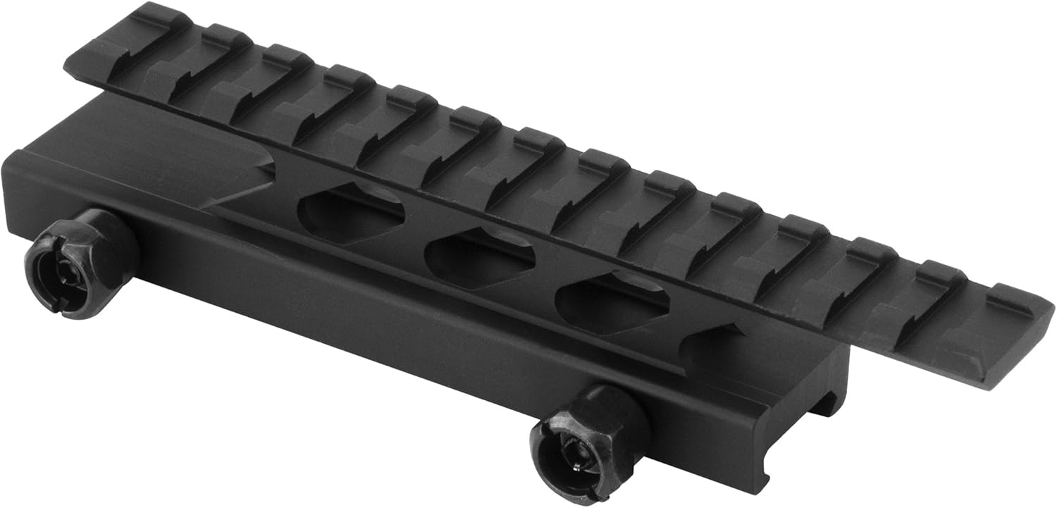 Monstrum Lockdown Series Lightweight Riser Mount | High Profile | 5.5 inch L / 13 Slot : Sports & Outdoors