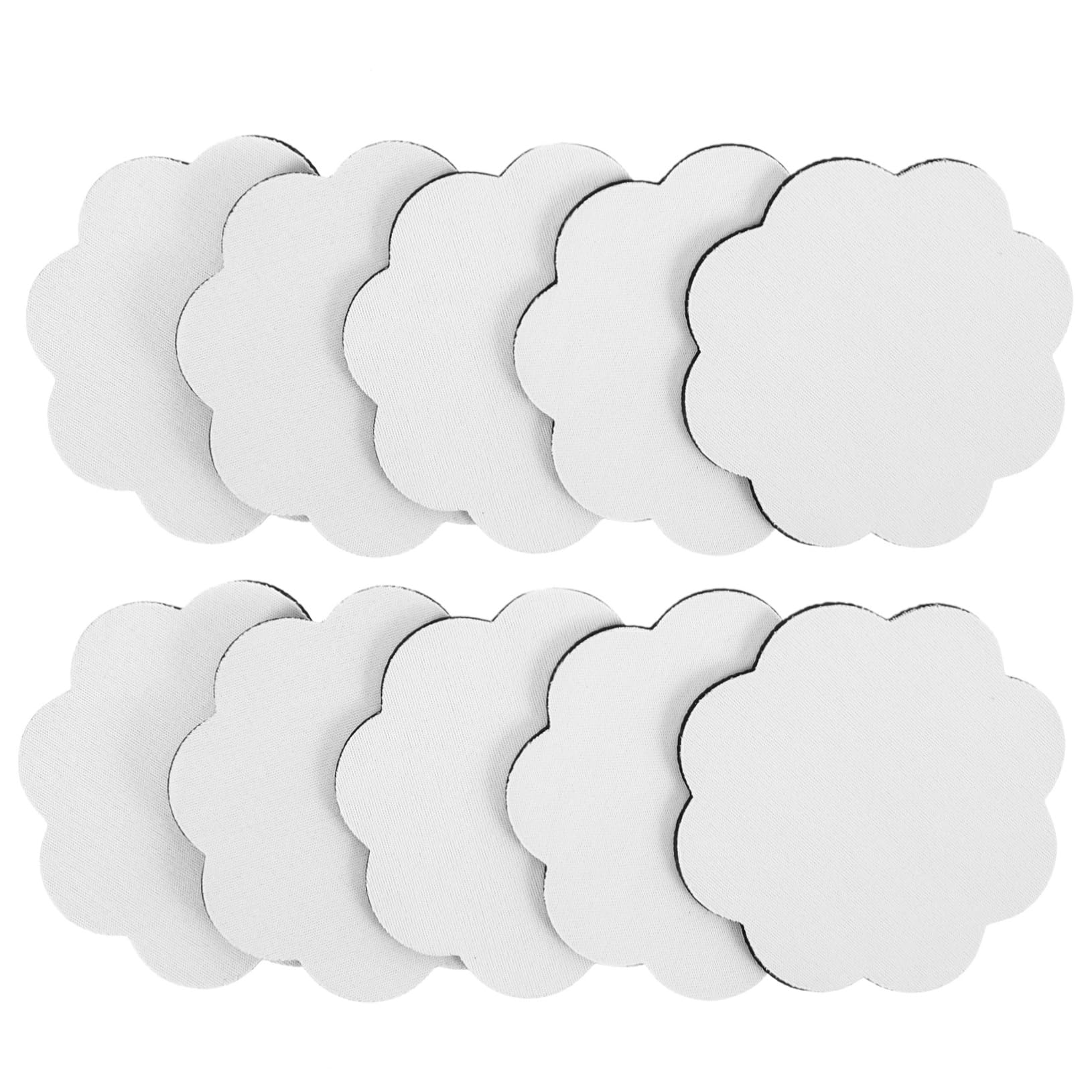 ULTECHNOVO 120 Piezas Posavasos Sublimación para Personalizar Cojines para Taza de Duradero para DIY Absorben Calor Aptos para Decoración y Uso Doméstico