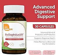 Vista 2 de Zahler BioDophilus100-100 mil millones de probióticos - 100 mil millones de UFC 11 cepas suplemento probiótico para la salud intestinal