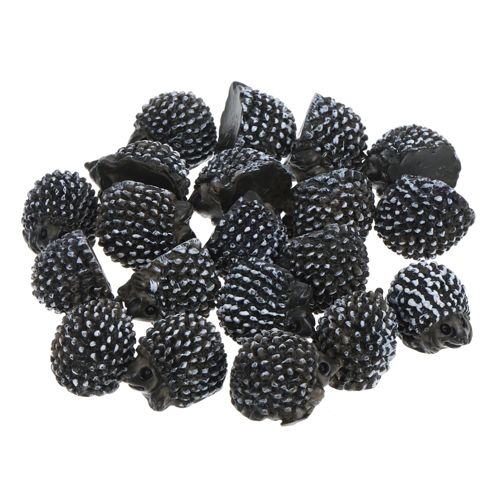 Sosoport 100stücke Miniatur Igel Figuren Niedliche Resin Mini Dekorationen Für Mikrolandschaften Garten Tierische Ornamente Für Sammler Und Freunde