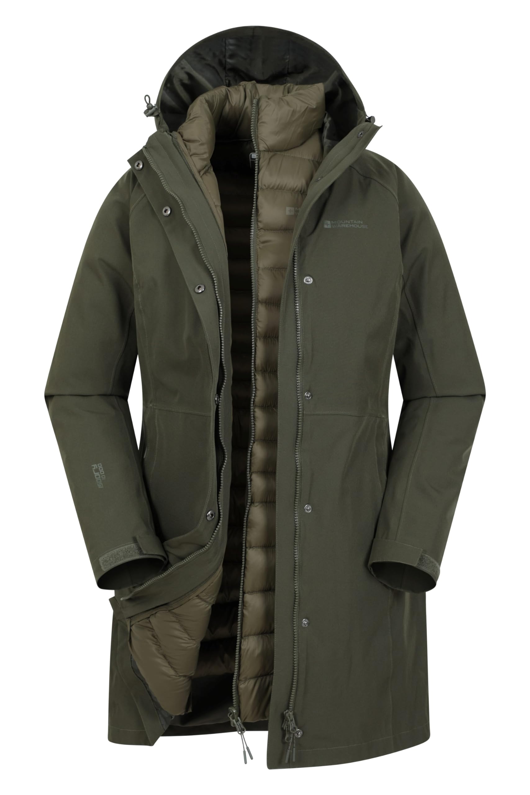 Mountain Warehouse Winter Mantel Alaskan 3-in-1 Damen Winter Mantel - Lange