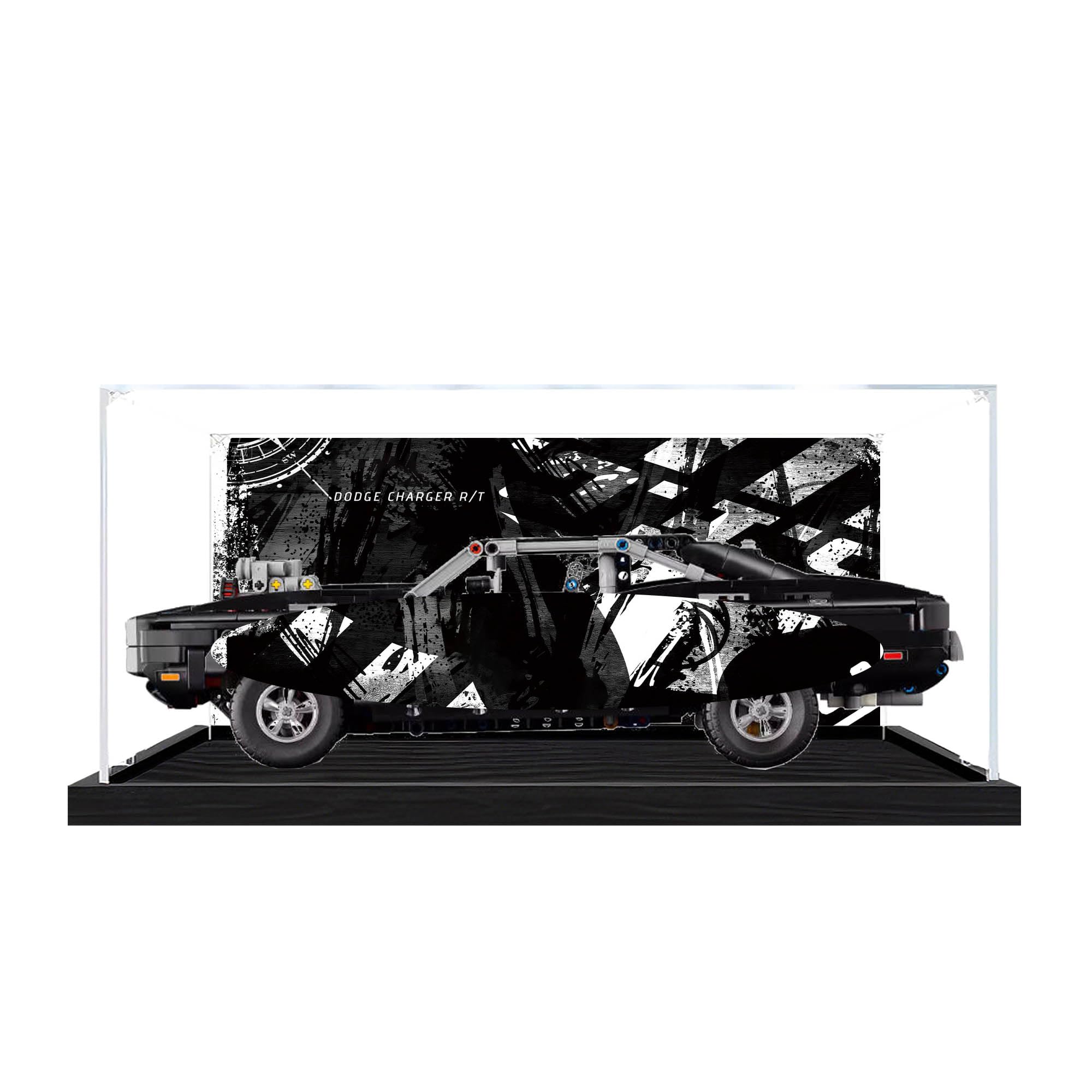 Clear Acrylic Showcase Box, Fits for for Le-go 42231 Sets (Background 1)