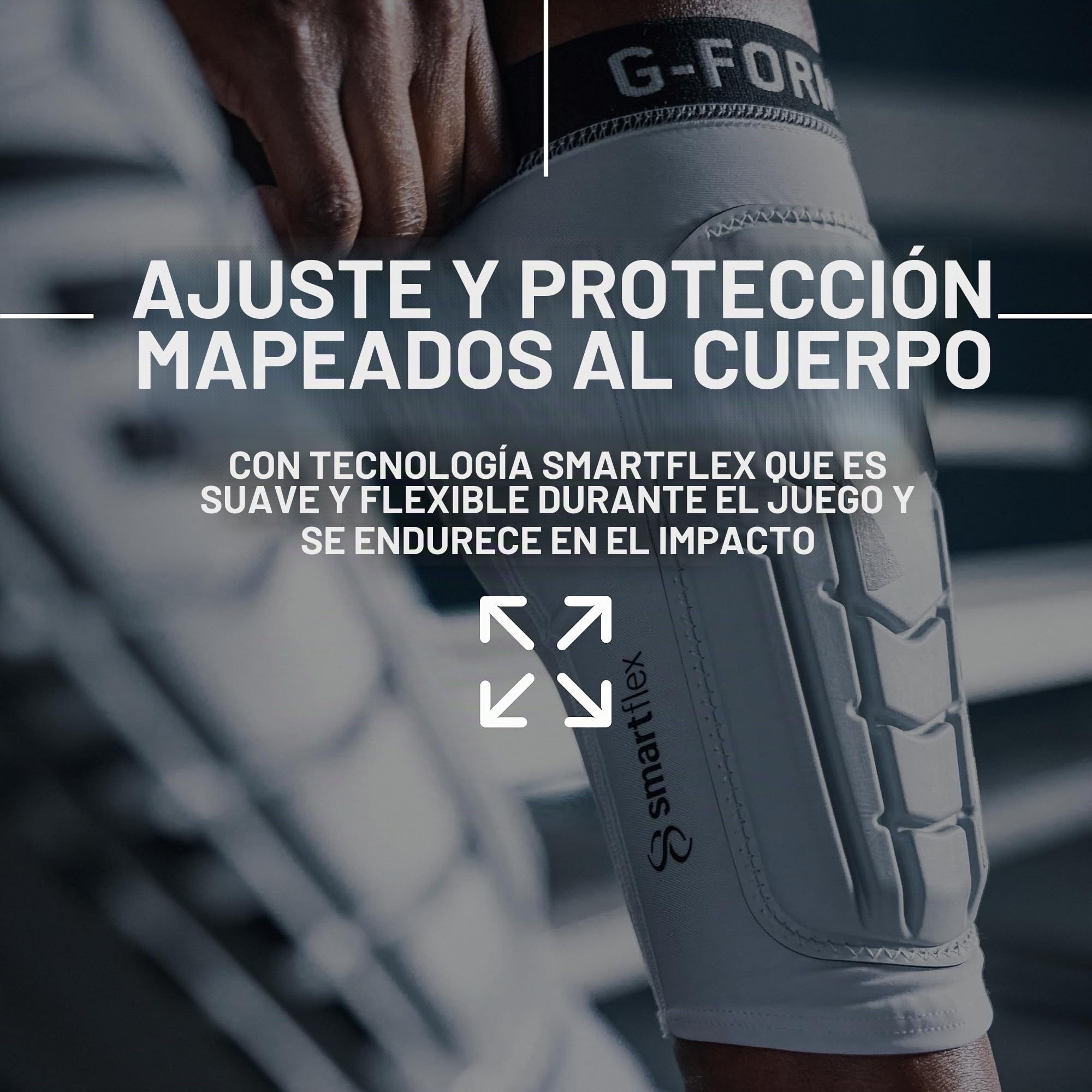 G-Form Pro-S Vento Espinilleras, Blanco, Joven S/M | Fútbol, Equipamiento de Entrenamiento