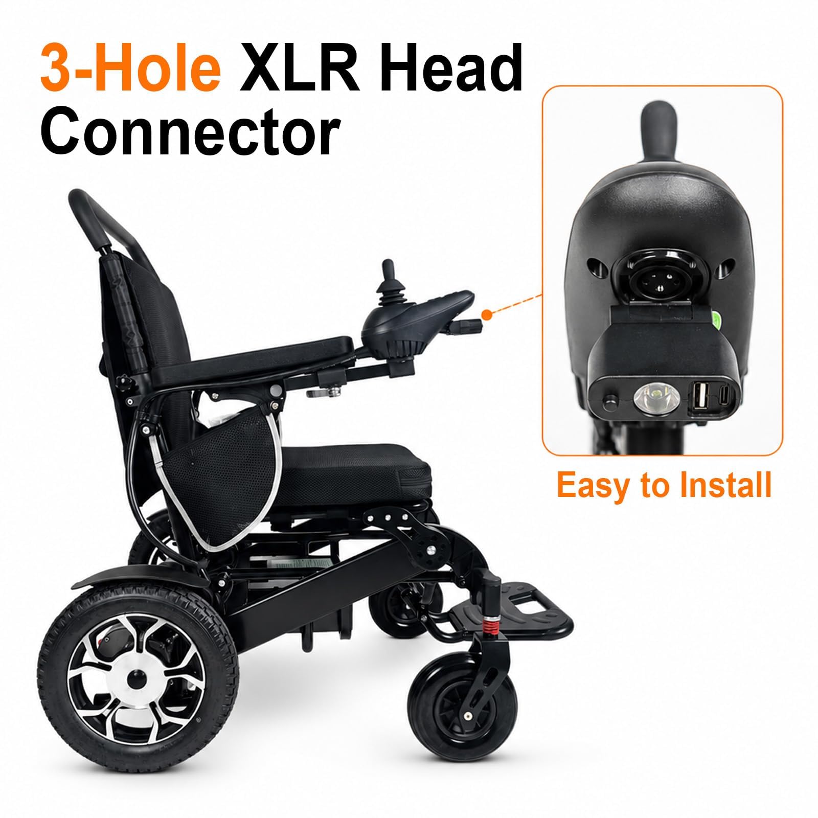 LED Wheelchair Light - Enhance Visibility -4 LED Wheelchair Light - Enhance Visibility -4
