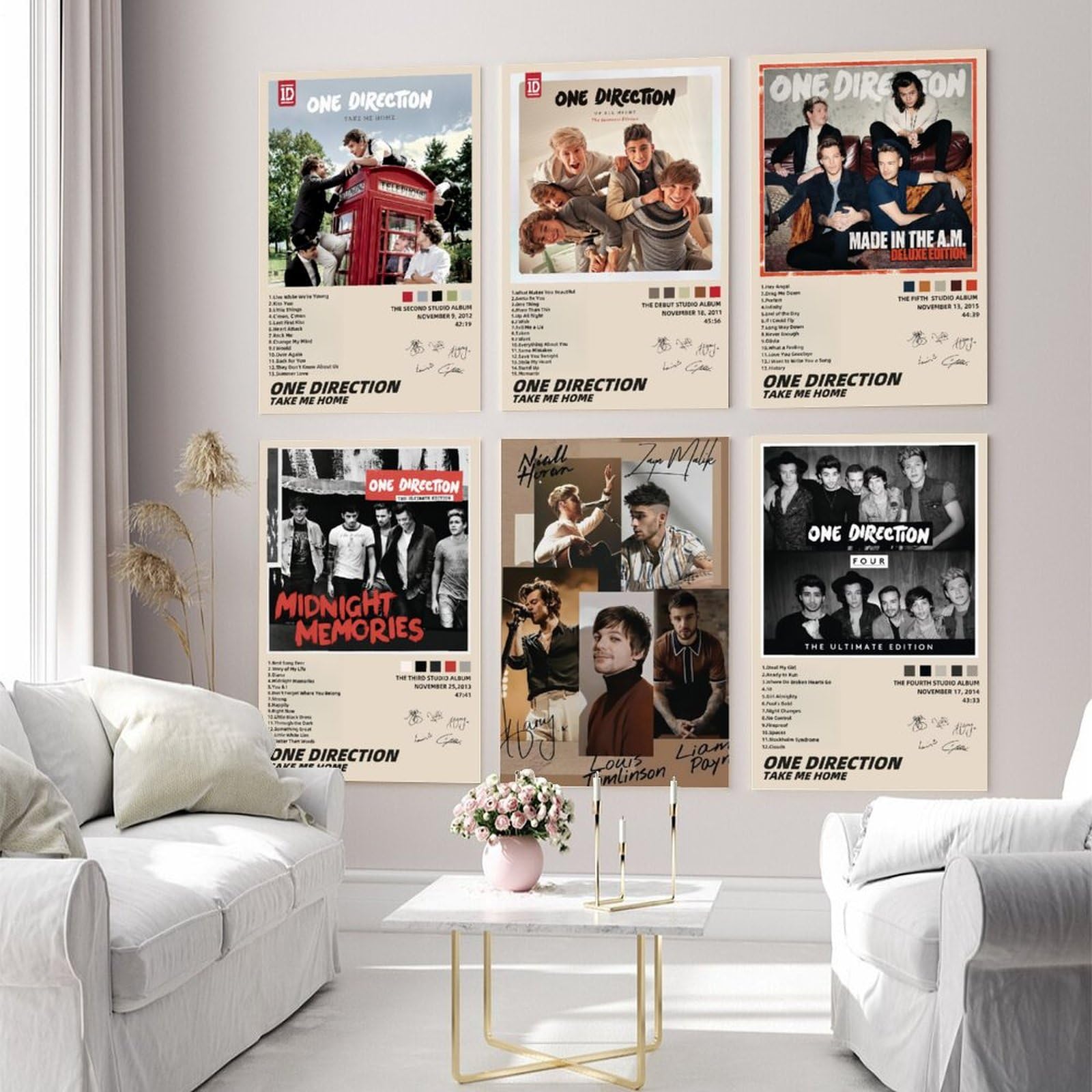 LJXOSKMK One Poster Direction Unframed (Set of 6) Album Cover Posters Music Canvas Posters For Bedroom Aesthetic Wall Art Posters & Prints 08x12inch(20x30cm) Style - Image 4