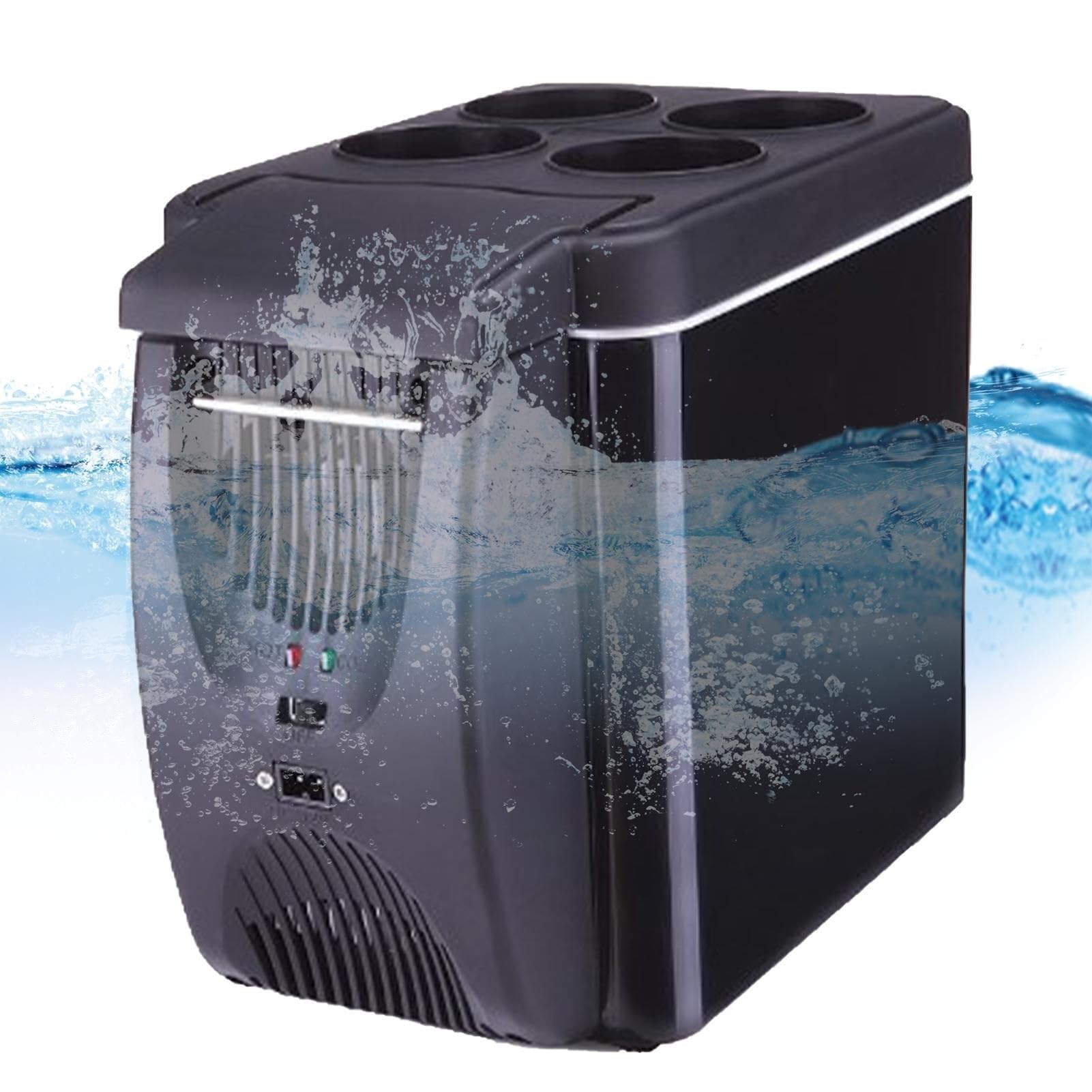 Frigorifero Portatile, Frigorifero con congelatore per Auto,capacità 6 l, 12 V/240 V, raffredda/riscalda per Auto, per Campeggio, Viaggi su Strada, Viaggi