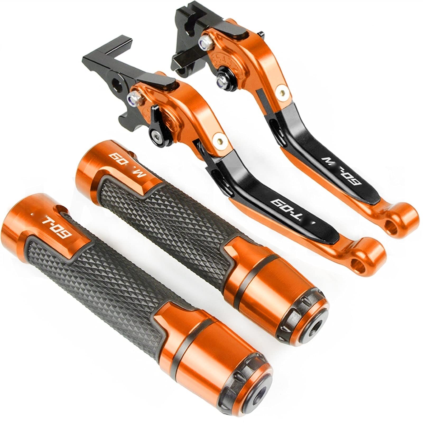 CHEVVY Freno Accessori Moto Freno Leve Frizione Manopole Manopole Terminali per Y&amaha MT-09 FZ09 MT09 2014 2015 2016 2017 2018 2019 (Color : 18)