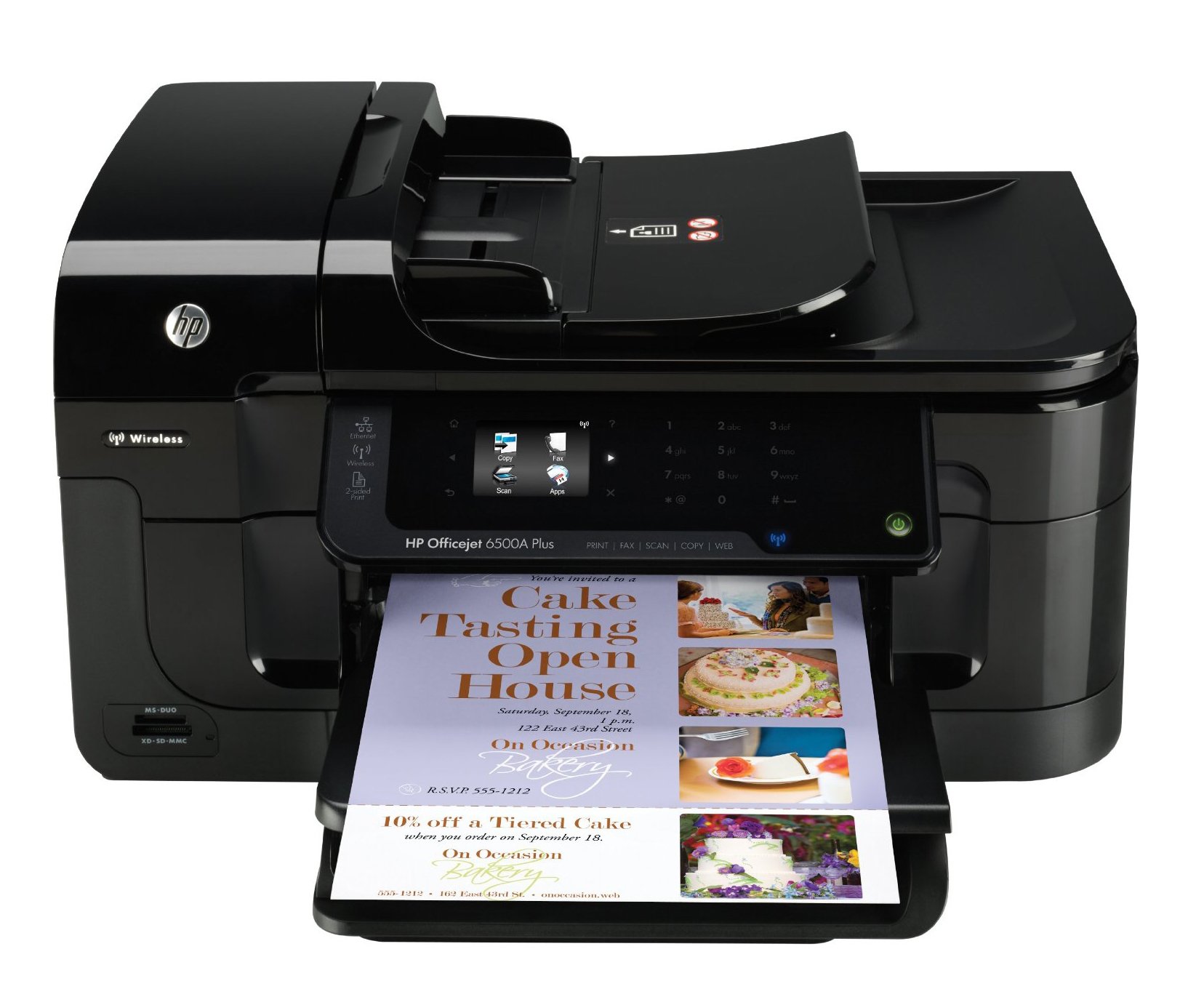 HP Officejet 6500A Multifunktionsgerät (Scanner, Kopierer, Drucker und Fax)
