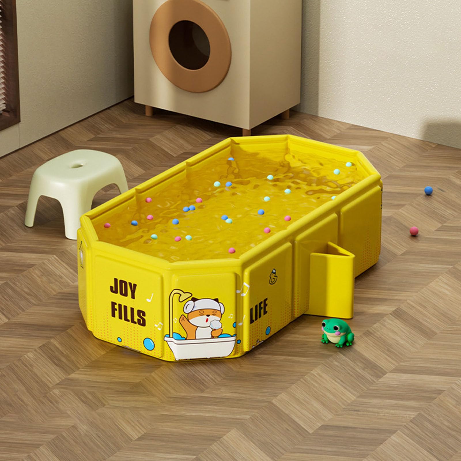 Bañera plegable multiusos para recién nacidos con suave acolchado y base antideslizante segura para ahorrar espacio en casa